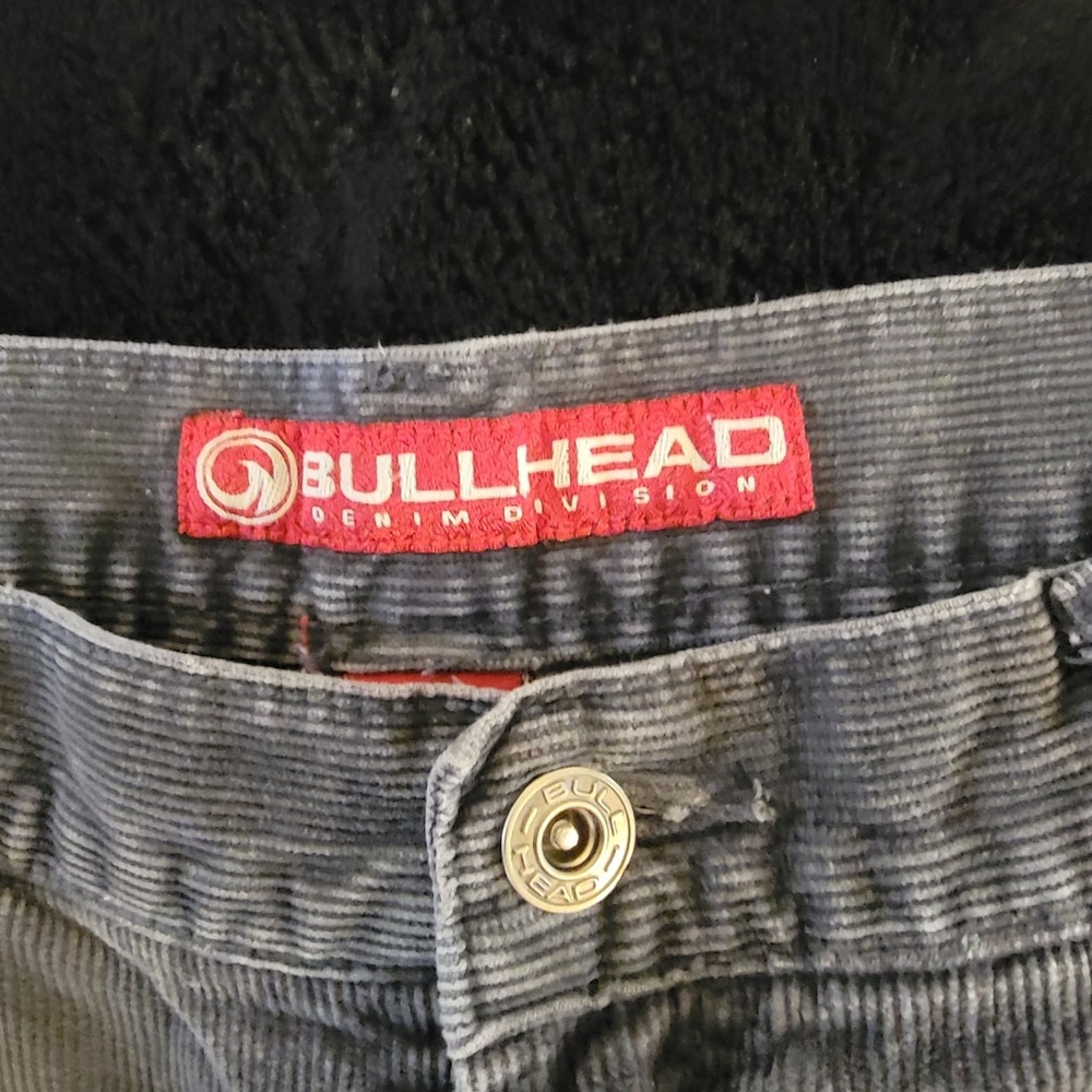 Vintage Bullhead‎ Pipes Baggy Corduroy Skateboard Jeans JNCO  Gadzooks 36x30